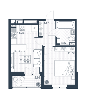 планировка, фото №1