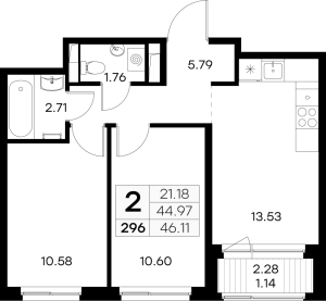 планировка, фото №1