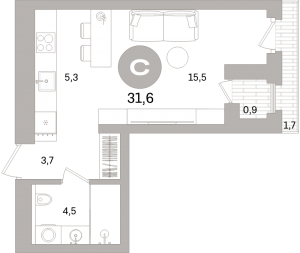 планировка, фото №1