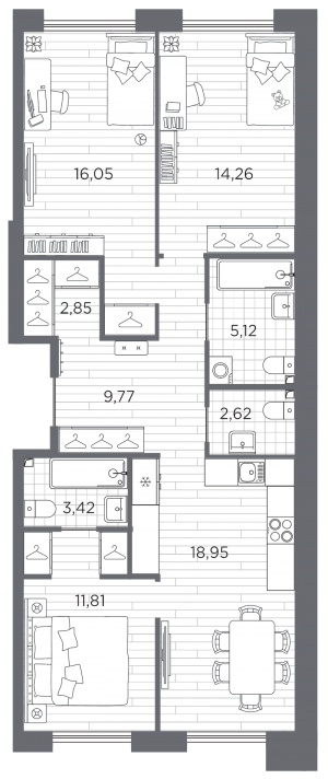 планировка, фото №1