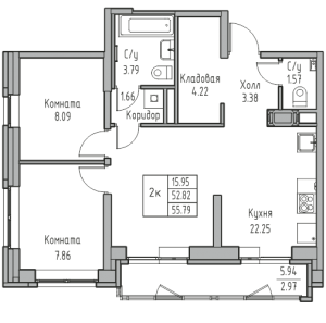 планировка, фото №1