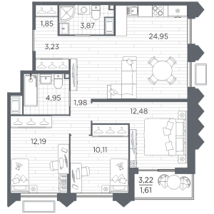 планировка, фото №1