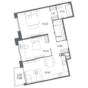 планировка, фото №1