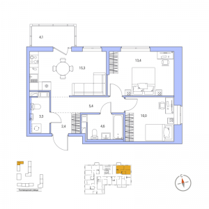 планировка, фото №1