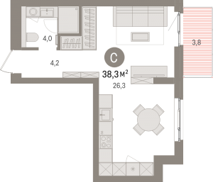 планировка, фото №1