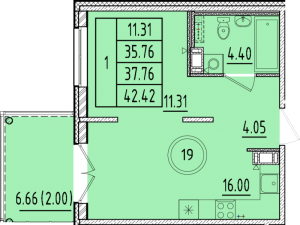 планировка, фото №1