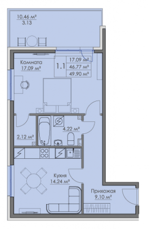 планировка, фото №1