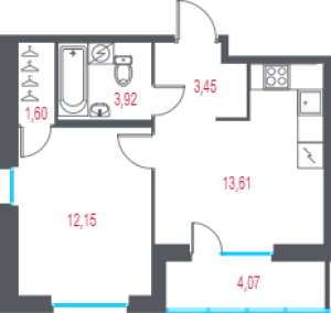 планировка, фото №1