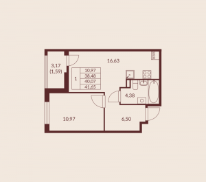 планировка, фото №1