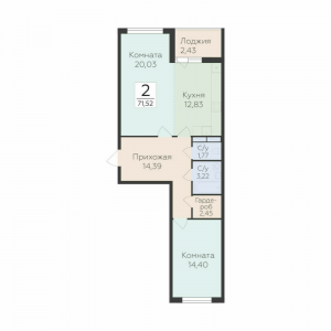 планировка, фото №1