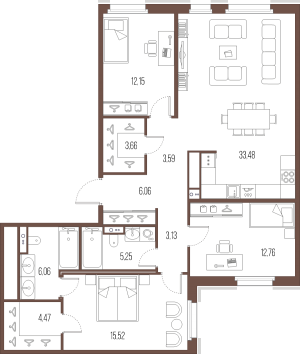 планировка, фото №1