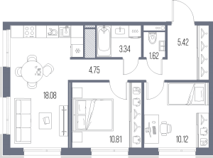 планировка, фото №1