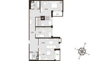 планировка, фото №1