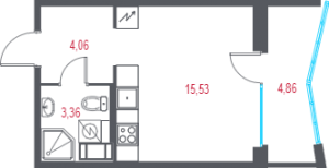 планировка, фото №1