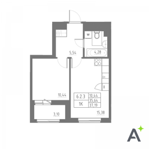 планировка, фото №1