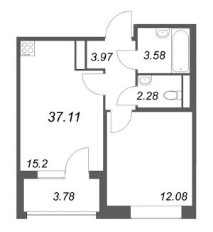 планировка, фото №1