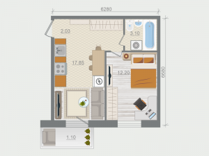 планировка, фото №1