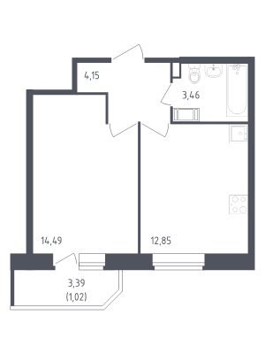 планировка, фото №1