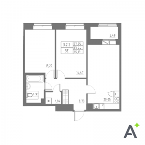 планировка, фото №1