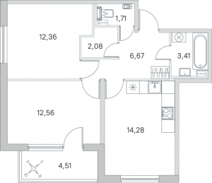 планировка, фото №1