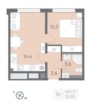 планировка, фото №1