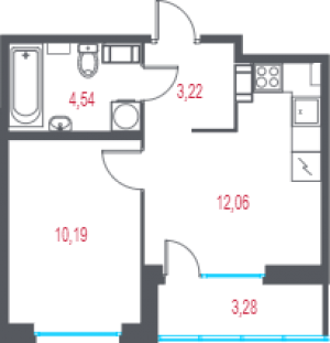 планировка, фото №1