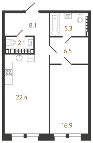 планировка, фото №1