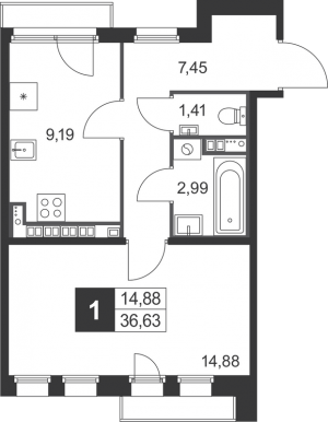 планировка, фото №1