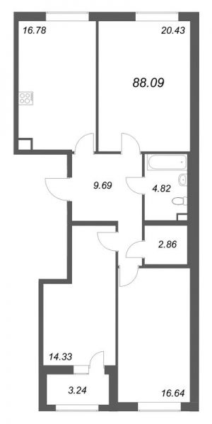 планировка, фото №1