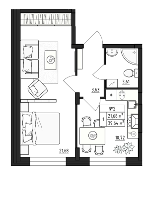 планировка, фото №1