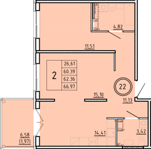 планировка, фото №1