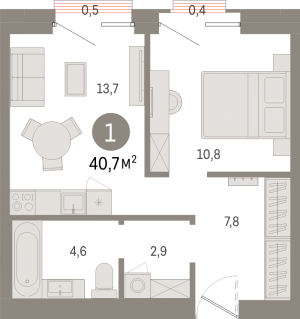 планировка, фото №1