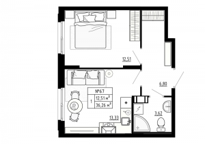 планировка, фото №1