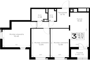 планировка, фото №1