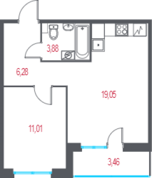 планировка, фото №1