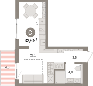 планировка, фото №1