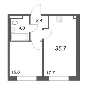 планировка, фото №1