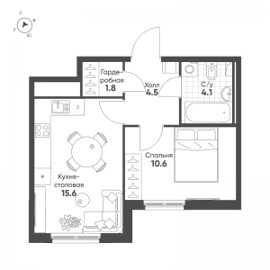 планировка, фото №1