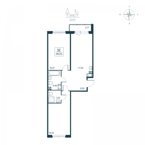 планировка, фото №1