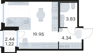 планировка, фото №1