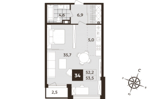 планировка, фото №1