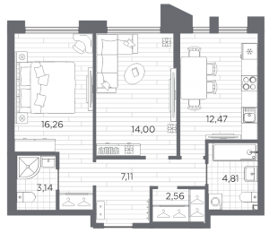 планировка, фото №1