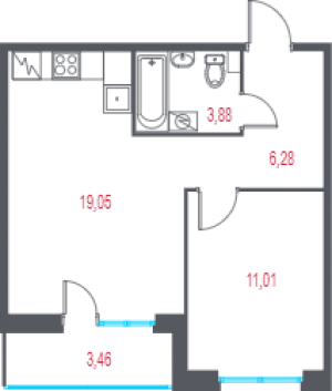 планировка, фото №1