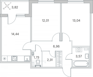 планировка, фото №1