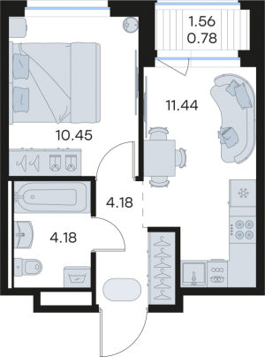 планировка, фото №1