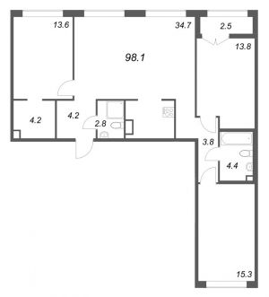 планировка, фото №1