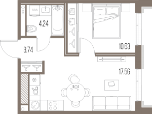 планировка, фото №1