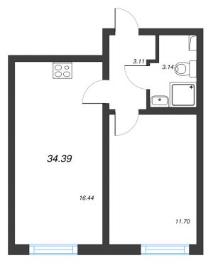 планировка, фото №1