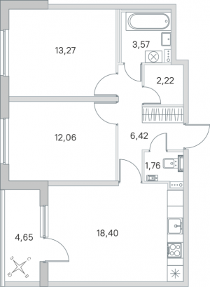 планировка, фото №1