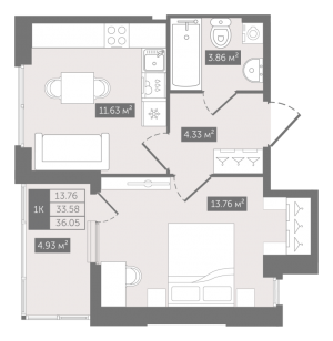 планировка, фото №1